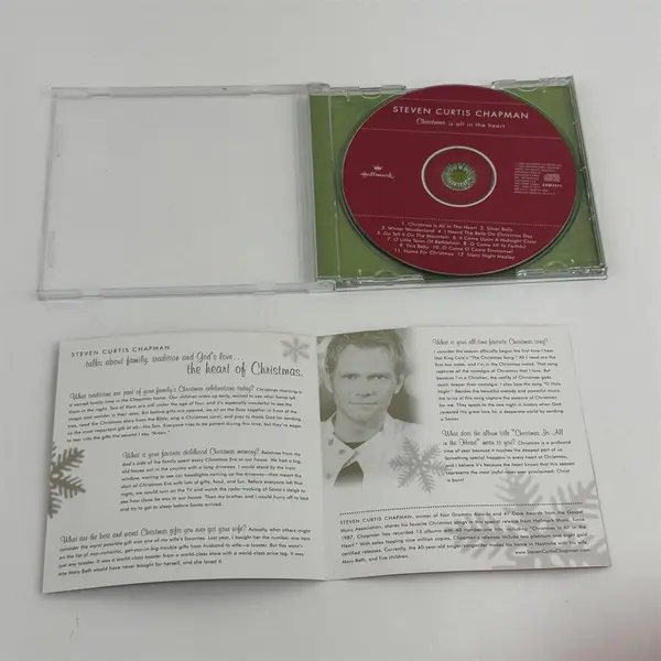 Christmas Is All In The Heart CD Steven Curtis Chapman Hallmark 2003