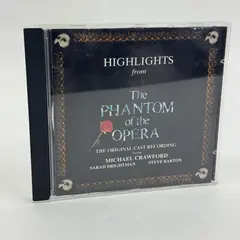 Highlights From The Phantom Of The Opera: The Original London Cast Recording CD 