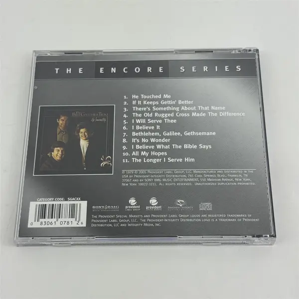 Bill Gaither Trio - He Touched Me (Encore Series) CD 2005