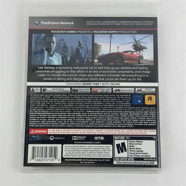Grand Theft Auto V - Sony PlayStation 3