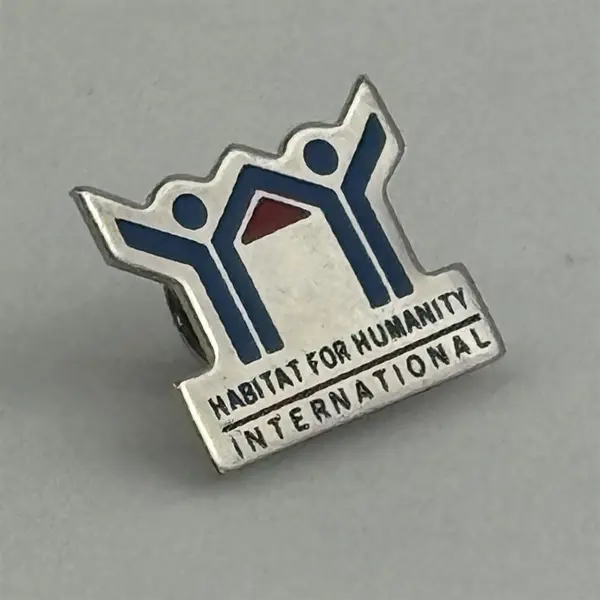 Habitat for Humanity International House Enamel Lapel Pin Placas