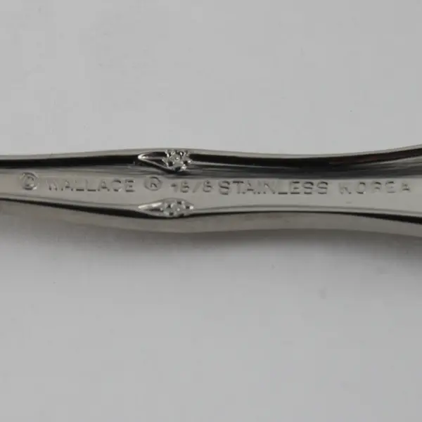 Lot Of 4 Wallace Silver Simplicity (Stainless) Flatware 3 Soup Spoons 1 Sugar