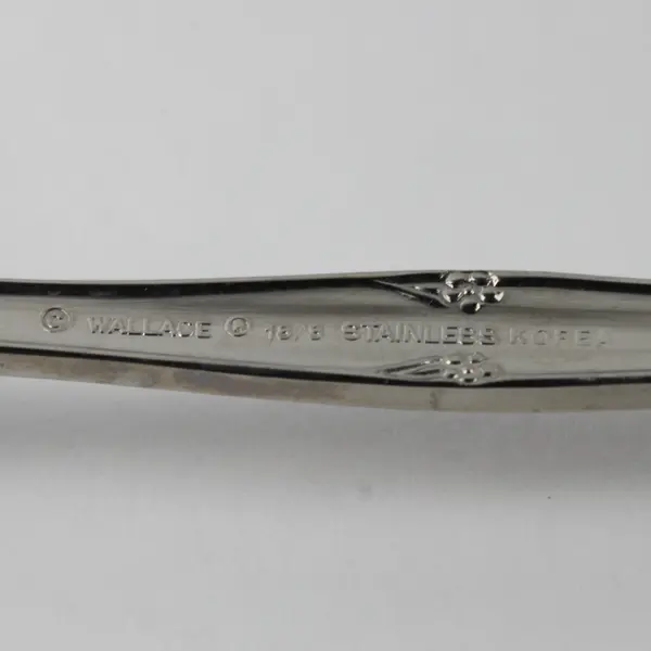 Lot Of 3 Wallace Silver Simplicity (Stainless) Flatware Serving Forks & Spoon