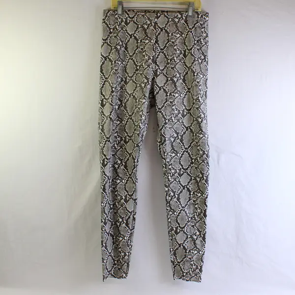 H&M Gray Snakeskin Print Leggings Women's Size Medium