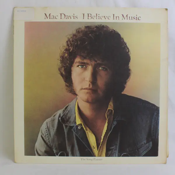 Mac Davis I Believe In Music 12" Vinyl Record