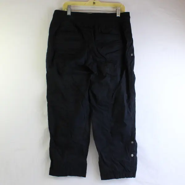 Caffe Marrakesh Black Roll Tab Capris Women's Size 6