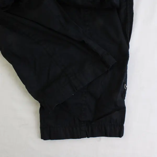 Caffe Marrakesh Black Roll Tab Capris Women's Size 6