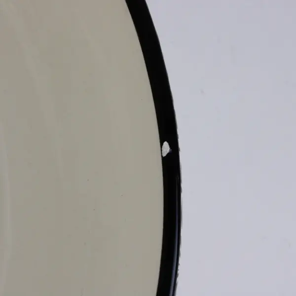 American Atelier At Home Sonnet Pattern Black/White Floral Serving Bowl 13"