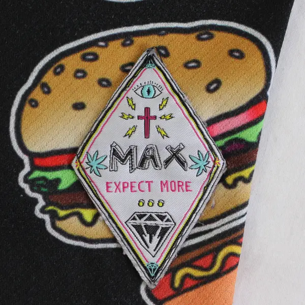 Choies T-Shirt Food Print Cropped T-Shirt Women's Size Medium