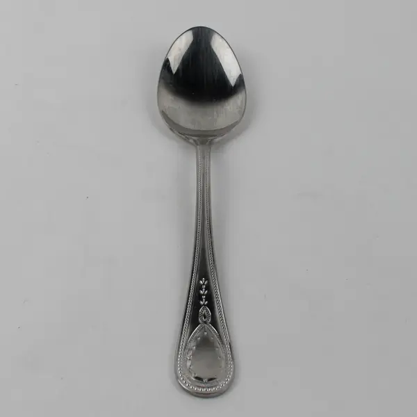 Wallace Silver Continental Bateman Pattern 18/10 SS Serving Spoon 8.5" Rare