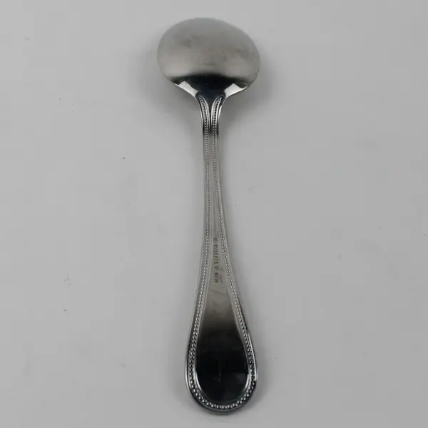 Wallace Silver Continental Bateman Pattern 18/10 SS Serving Spoon 8.5" Rare