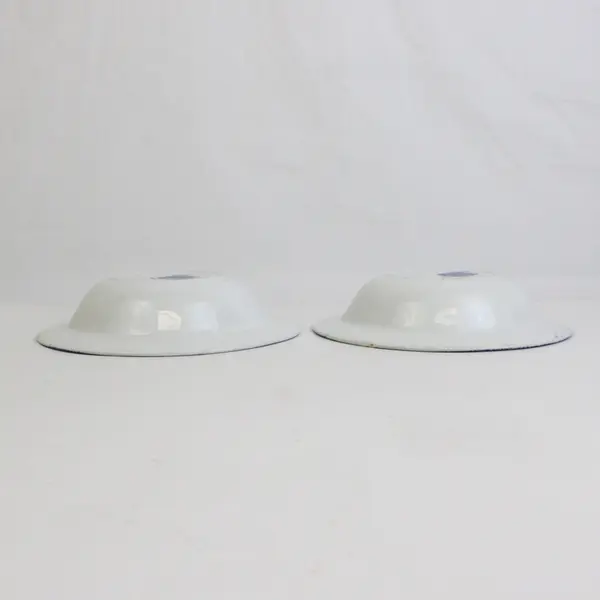 Lot Of 2 Woods Ware Blue/White Willow Pattern Ceramic Cereal Bowls 6.5" Dia