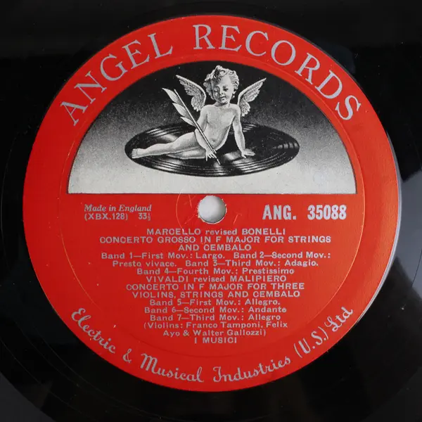 Gabrieli, Albinoni, Marcello, Vivaldi-I Musici LP Angel ANG. 35088