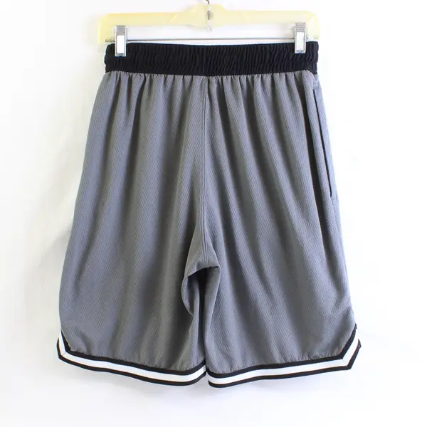 Spalding Gray and Black Basketball Shorts Men's Size Medium