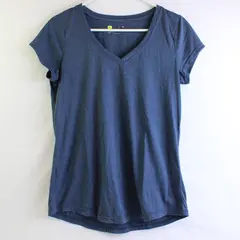 Xersion Blue V-Neck Short-Sleeved Athletic T-Shirt Women's Small