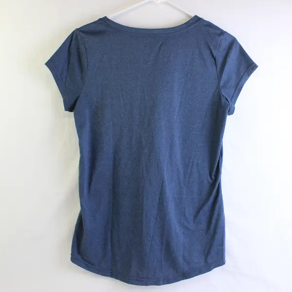Xersion Blue V-Neck Short-Sleeved Athletic T-Shirt Women's Small
