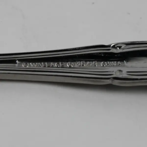 Lot of 3 Wallace Silver Empire Pattern 18/10 SS 2 Soup Spoons 1 Teaspoon