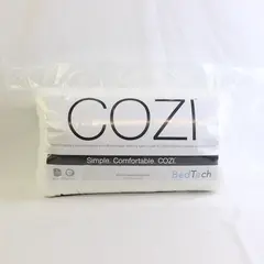Cozi Bed Tech Premium Memory Foam Encasement Pillow Standard Size White