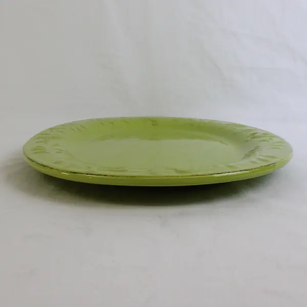 American Retro Light Green Farm House Style 16.5" Oval Serving Platter 2004
