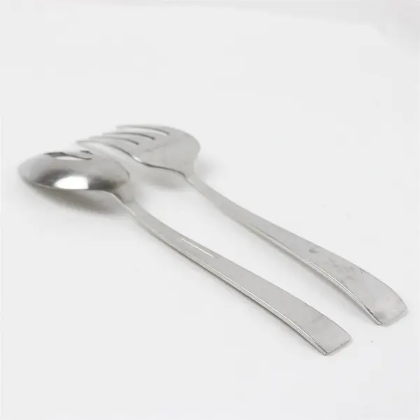 Lot of 2 Wallace Silver Julienne Pattern 18/10 SS Serving Pieces Rare HTF