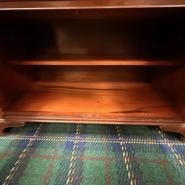 Vintage Brickwede Wood China Cabinet Glass Display Case - Local Pickup Only