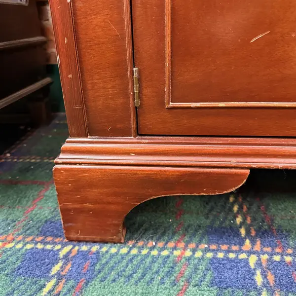 Vintage Brickwede Wood China Cabinet Glass Display Case - Local Pickup Only