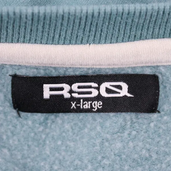 RSQ Teal Long-Sleeved Crew Neck Sweatshirt Women's Size XL