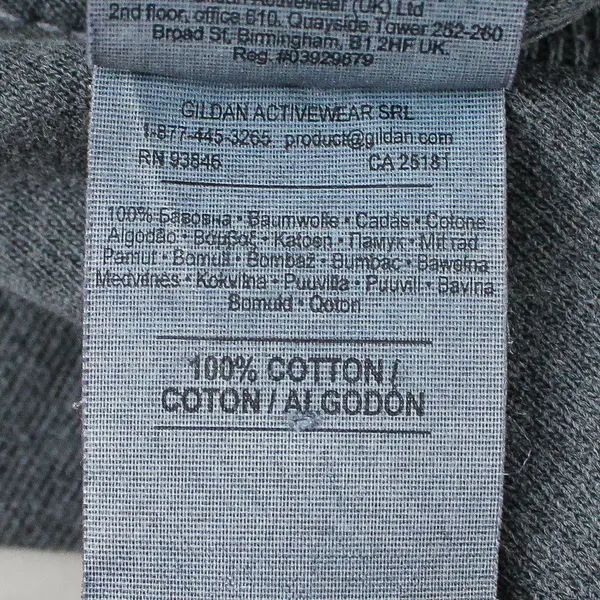 Gildan Victoria British Columbia Gray Graphic T-Shirt Men's Medium