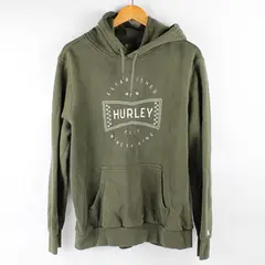 Hurley Army Green Pullover Hoodie Men's Size Large