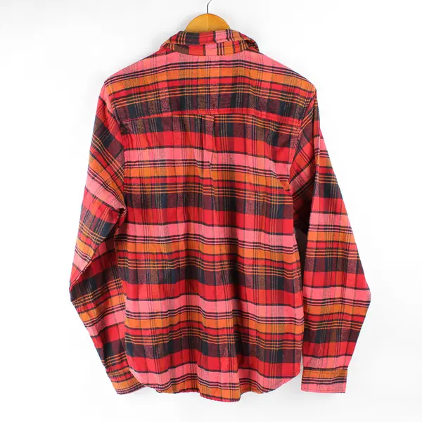 Northern Expedition Limited Red Orange Pink Flannel Women's Size 2X
