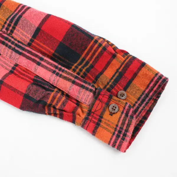 Northern Expedition Limited Red Orange Pink Flannel Women's Size 2X