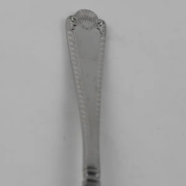 Lot of 2 Wallace Silver French Shell Pattern 18/8 SS Soup Spoons 6.75" Good 