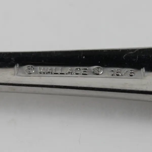 Lot of 2 Wallace Silver Interlude Pattern Serving Pieces 18/8 Stainless Rare