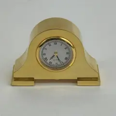 MZB ECL00 PC21 Miniature Shelf Mantel Brass Clock 