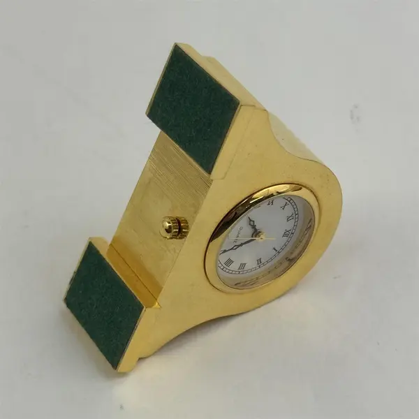 MZB ECL00 PC21 Miniature Shelf Mantel Brass Clock 