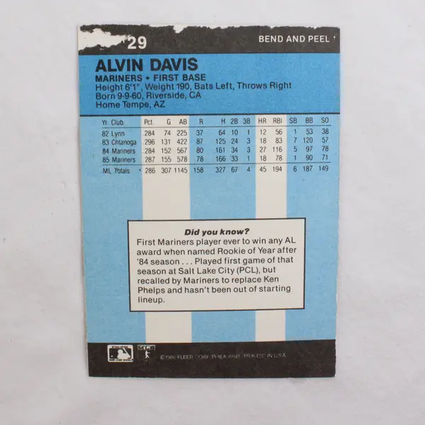 1986 Fleer Star Stickers 90 Cards Hall of Fame Players Very Good Condition