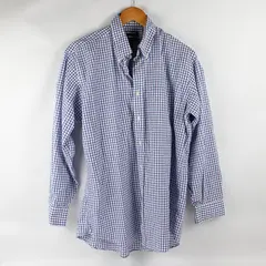 Kirkland Signature Blue & Purple Windowpane Button-Down Men's 16-32/33