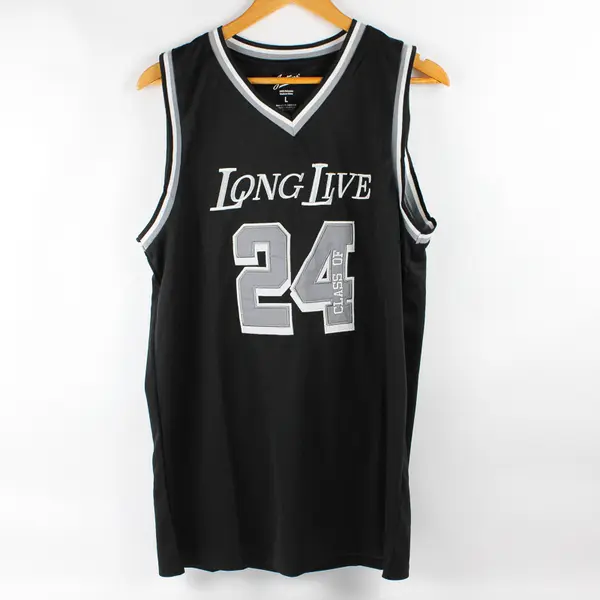 Jostens Long Live Class of 24 Black Basketball Jersey Men's Size Large