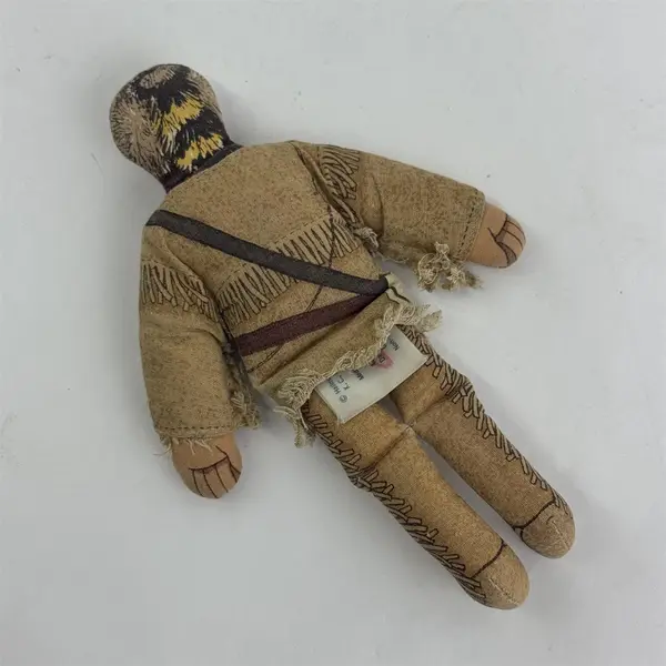 1979 Hallmark Mark Twain & Davey Crockett 7" Printed Cloth Dolls