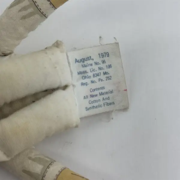 1979 Hallmark Mark Twain & Davey Crockett 7" Printed Cloth Dolls