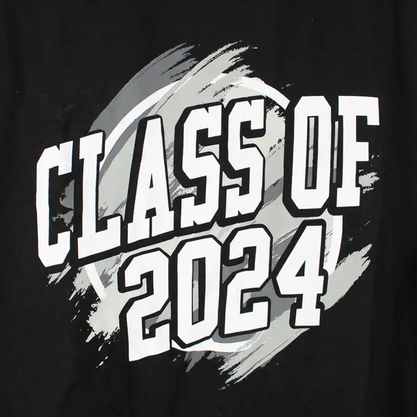 Jostens Class of 24 Black Short-Sleeved T-Shirt Adult's Size Large