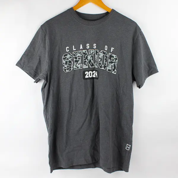 Jostens Class of 24 Gray Short-Sleeved T-Shirt Adult's Size Large