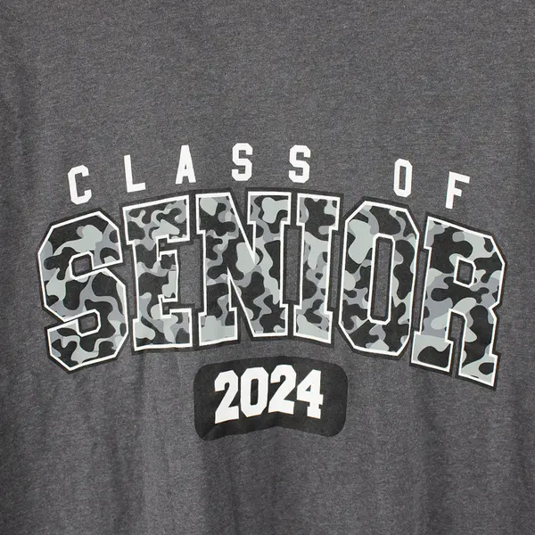 Jostens Class of 24 Gray Short-Sleeved T-Shirt Adult's Size Large