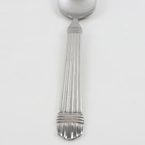 Lot of 3 Wallace Silver Esprit Pattern 18/10 SS Oval Soup Spoons 7.5" Good