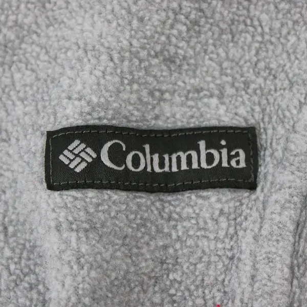 Columbia Light Gray Full-Zip Fleece Vest Women's Size Small