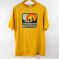 Techstyles The Dallas World Aquarium Yellow T-Shirt Men's Size Large