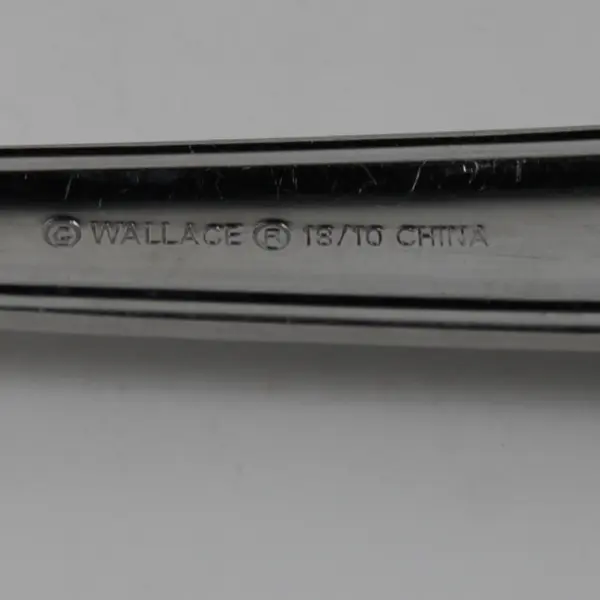 Lot of 3 Wallace Silver Gabriella Pattern 18/10 SS Oval Soup Spoons 7.25" Good