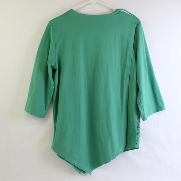 Silverts Green Adaptive Top Tree Branch Design Women's Size Small