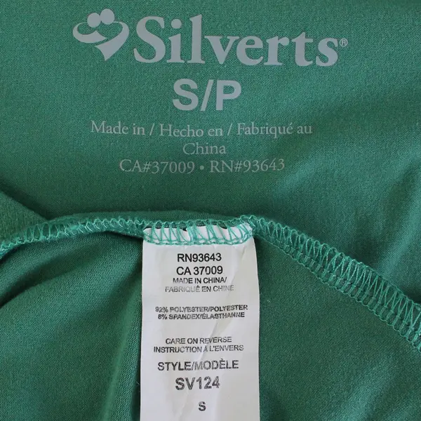 Silverts Green Adaptive Top Tree Branch Design Women's Size Small