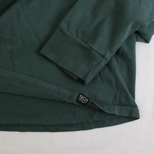 Techstyles Mt. Bachelor Oregon Green Long-Sleeved T-Shirt Men's Large